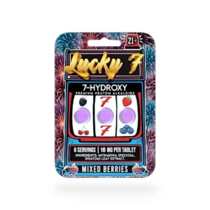 Lucky 7 7-OH Chewable Tablets Mixed Berries 18mg Per Tablet